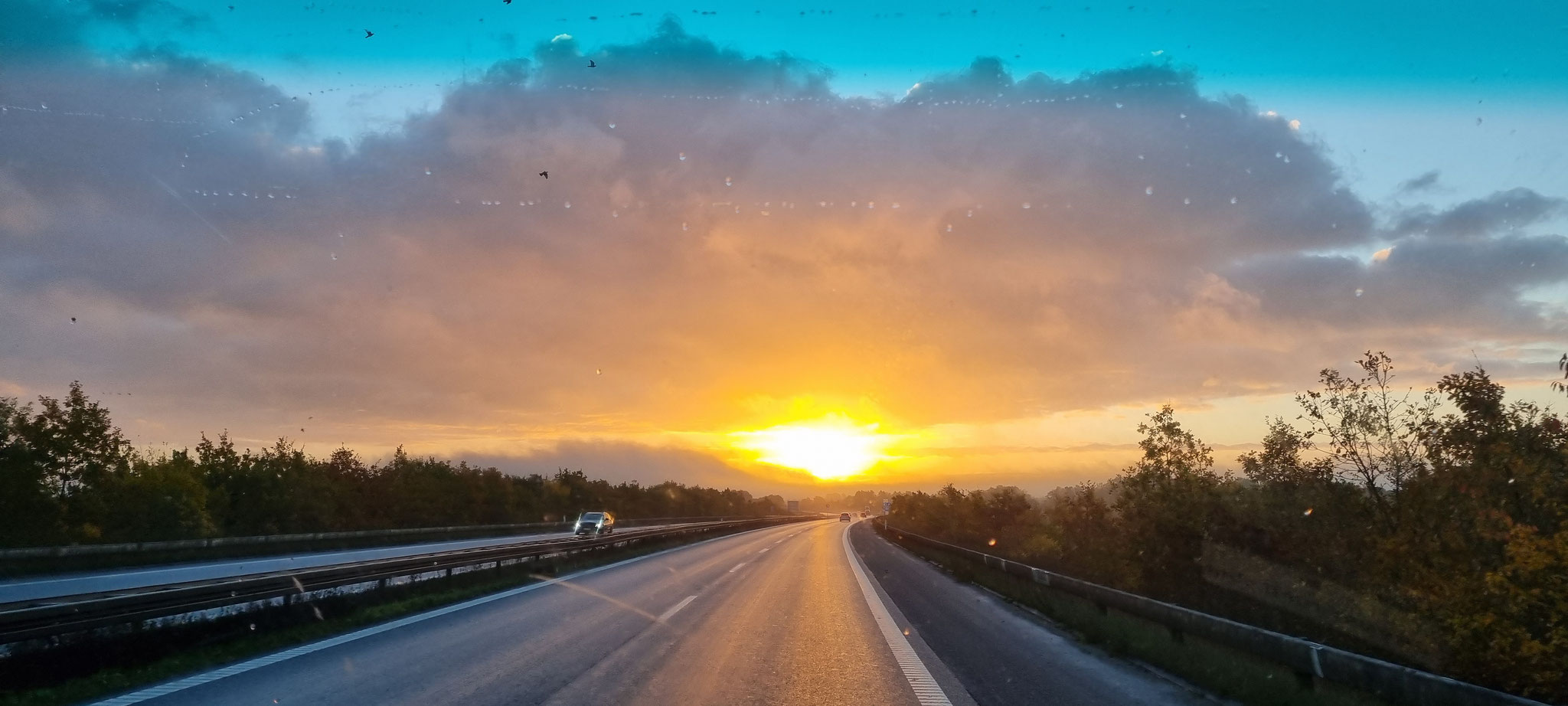 ...wie schön es ist der Sonne entgegen zu fahren