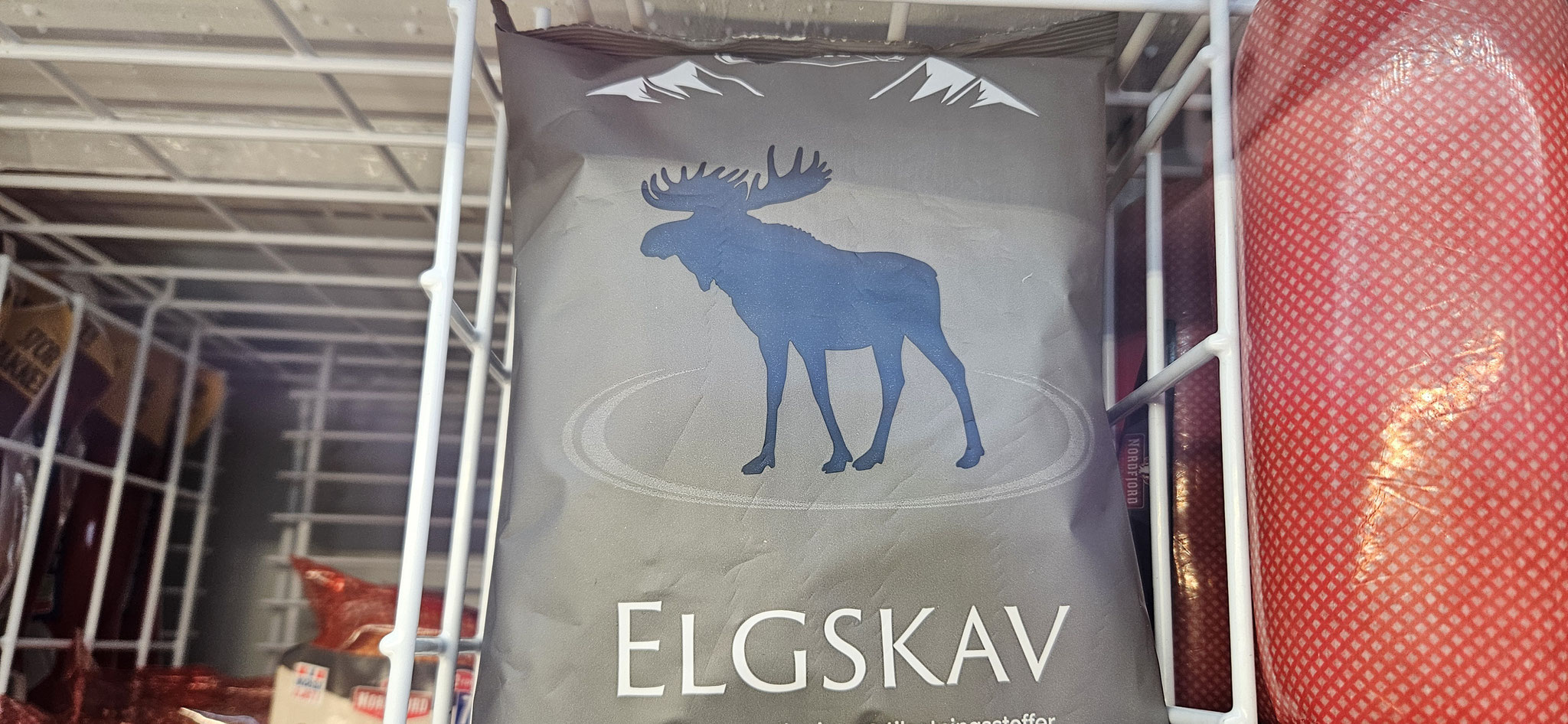 Elch in der Kühltruhe