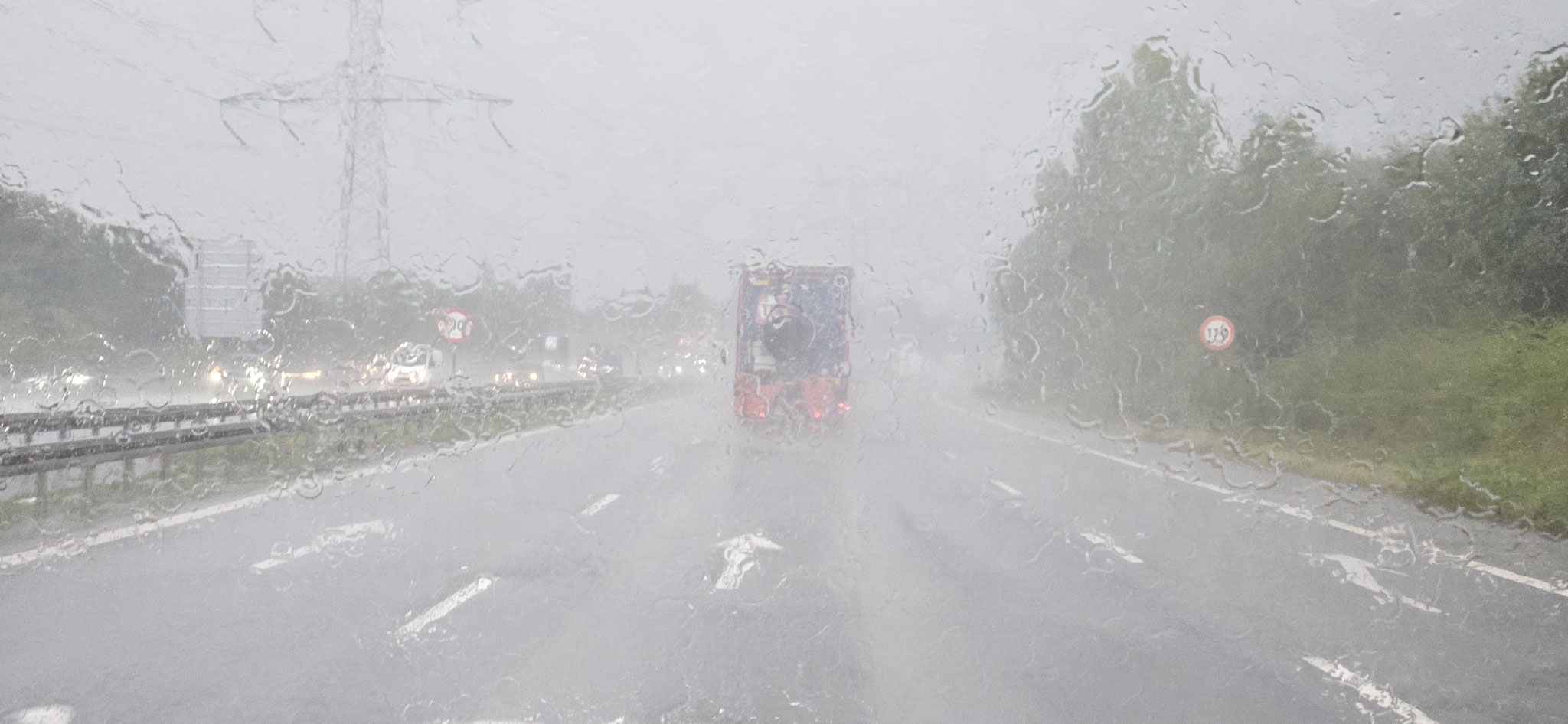 ...und dann Starkregen