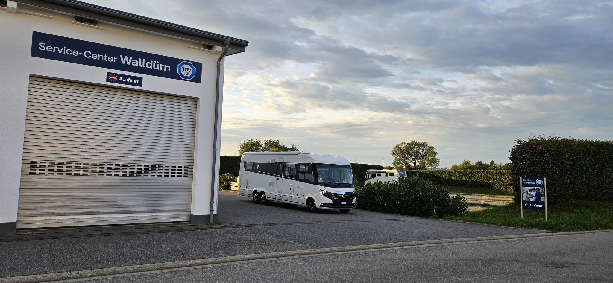 Abfahrt in Walldürn...