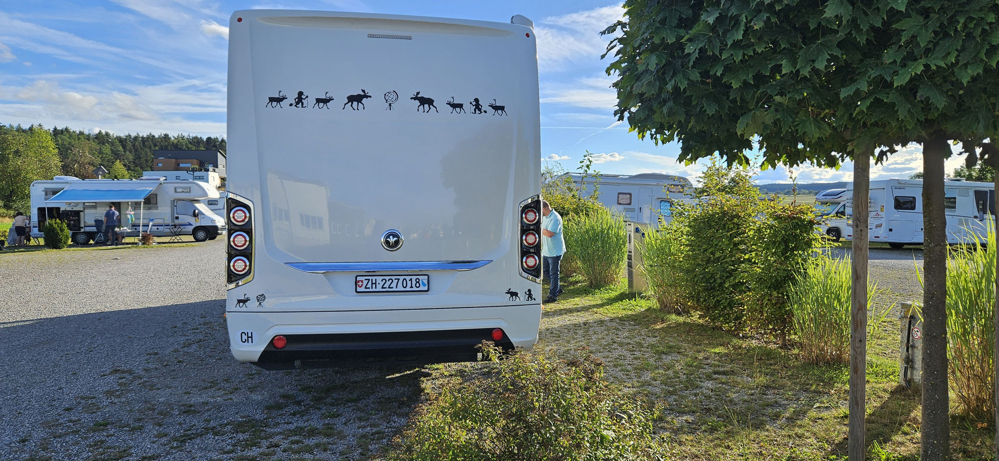 Längsplatz 29 schnappen wir uns gerne