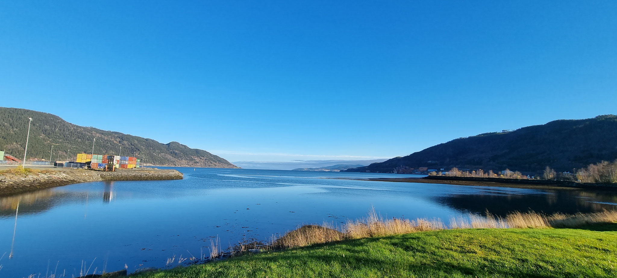 Von jetzt an begleitet uns das schönste Norwegen-Wetter...