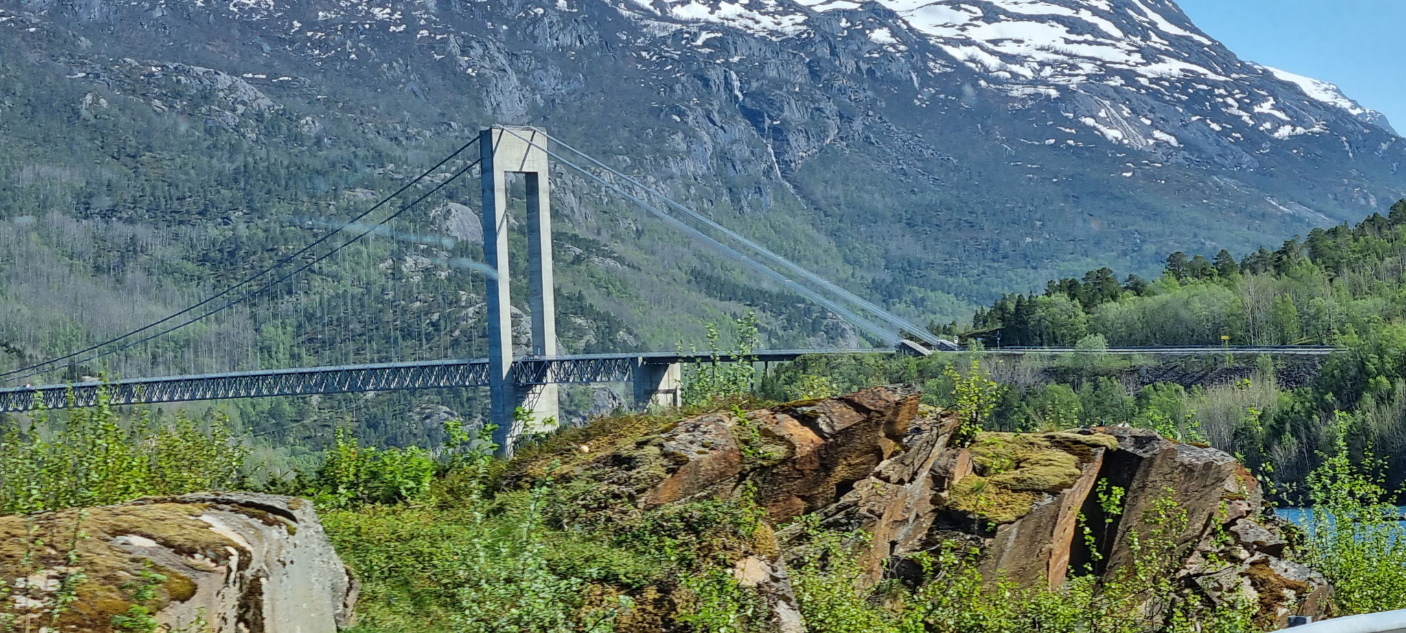 Zum letzten Mal über die Brücke...