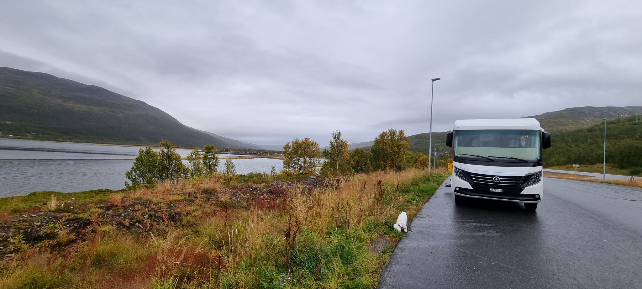 Rastplatz in Kvalsund - Schlafplatz für diese Nacht