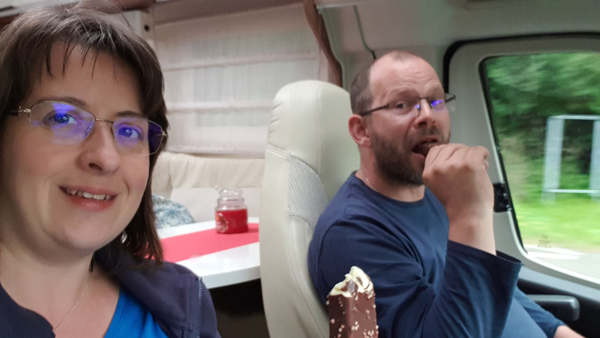 Das letzte Glace "on Tour" für diese Reise