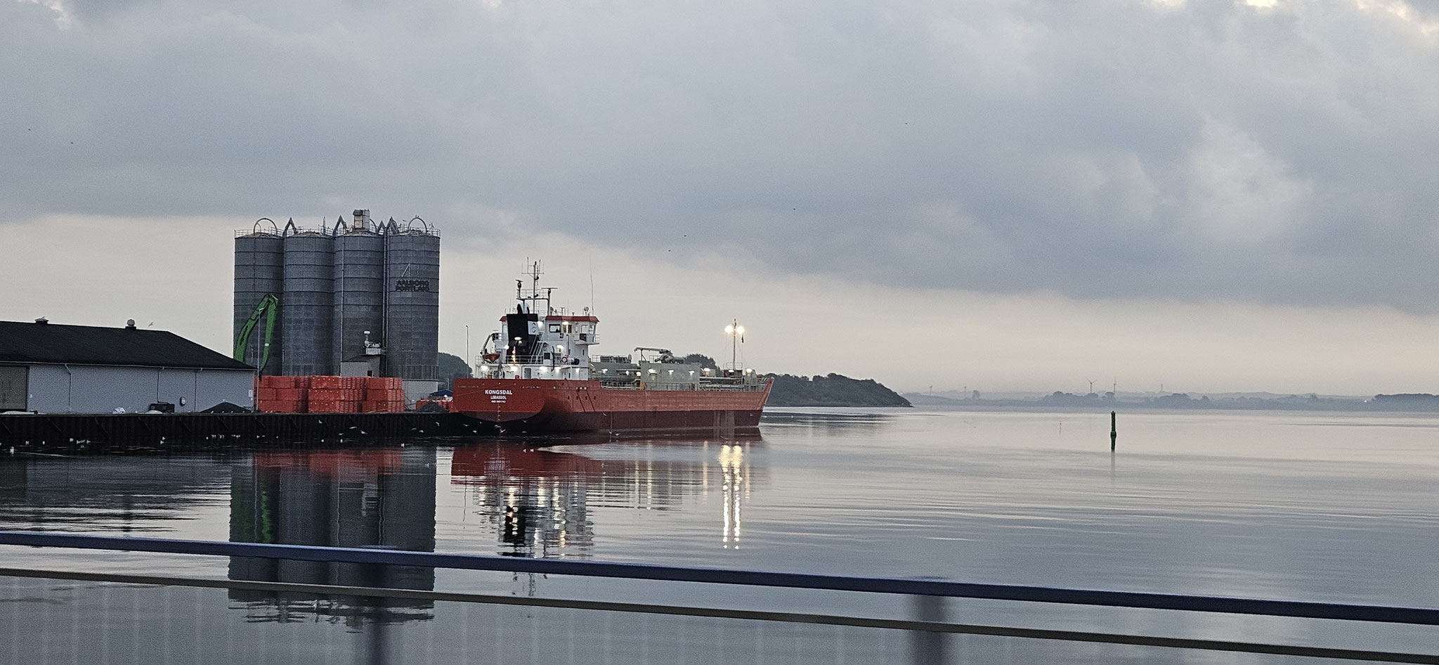 Auch auf der anderen Seite von Korsør ist schon Betrieb