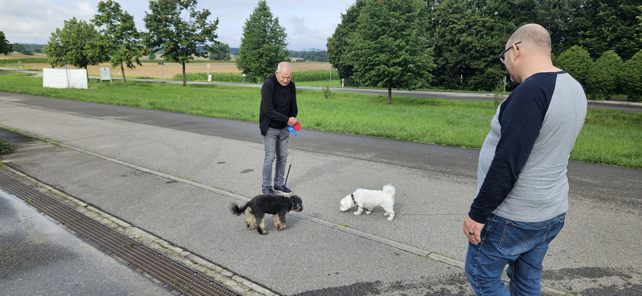 Morgenbegrüssung der bei Svenja und Wilson