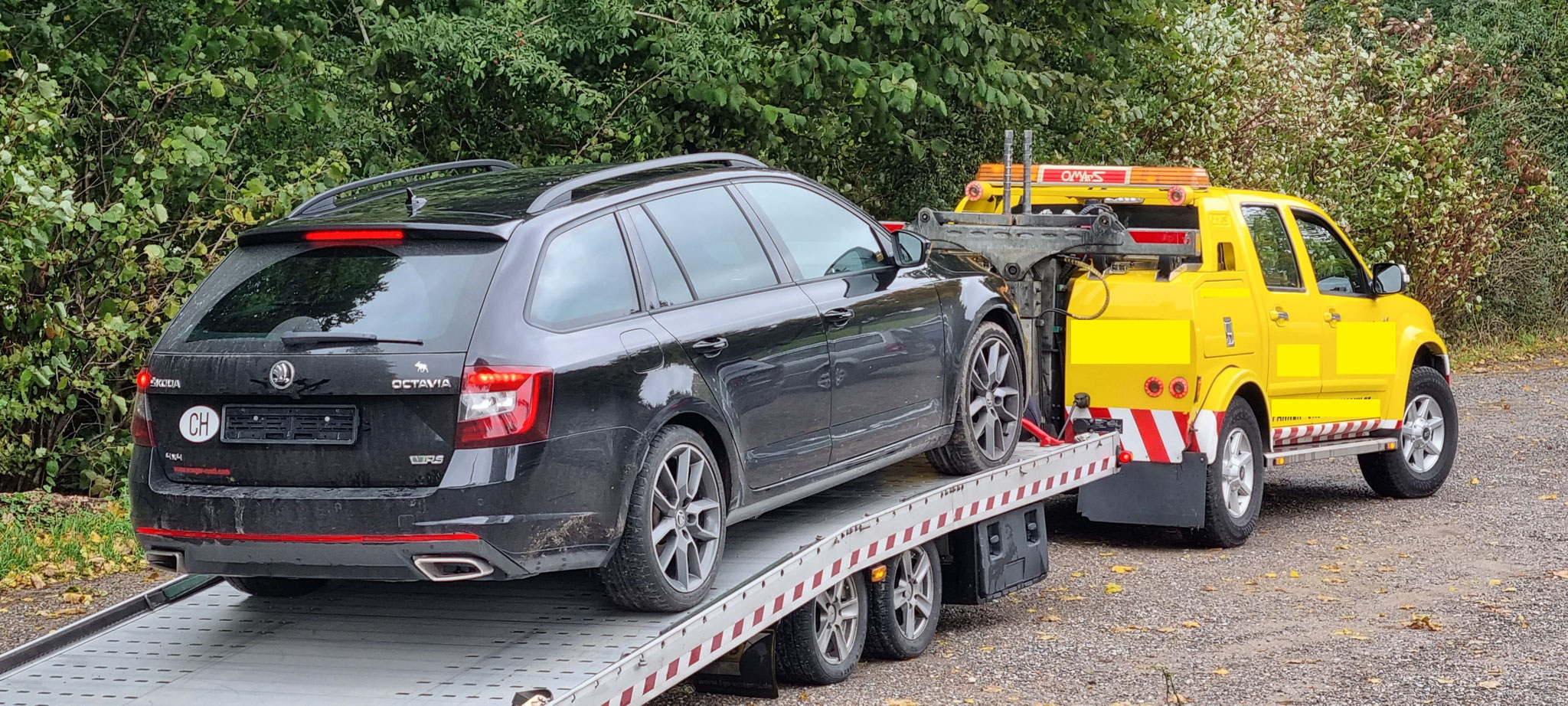 ...und erst recht nicht, wie das eigene Auto abgeschleppt wird