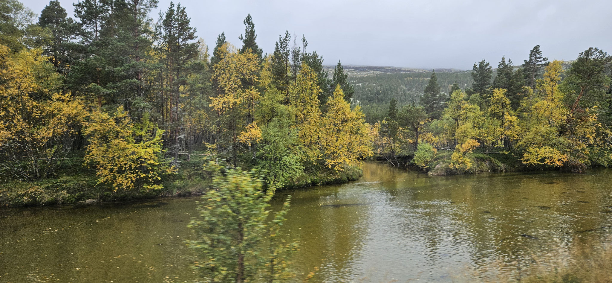 ...meist ist es aber verhangen...