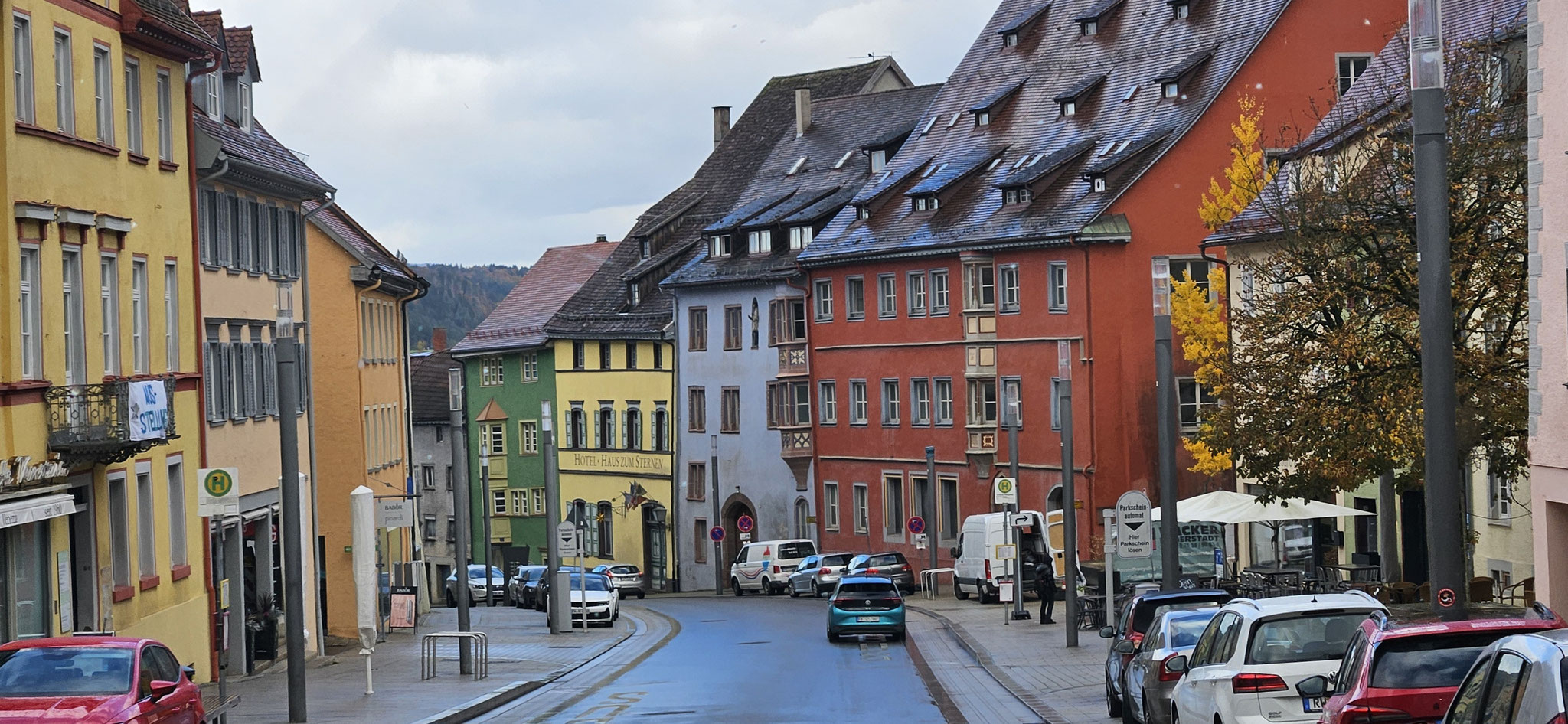 ...weil die richtige Autobahnausfahrt gesperrt ist