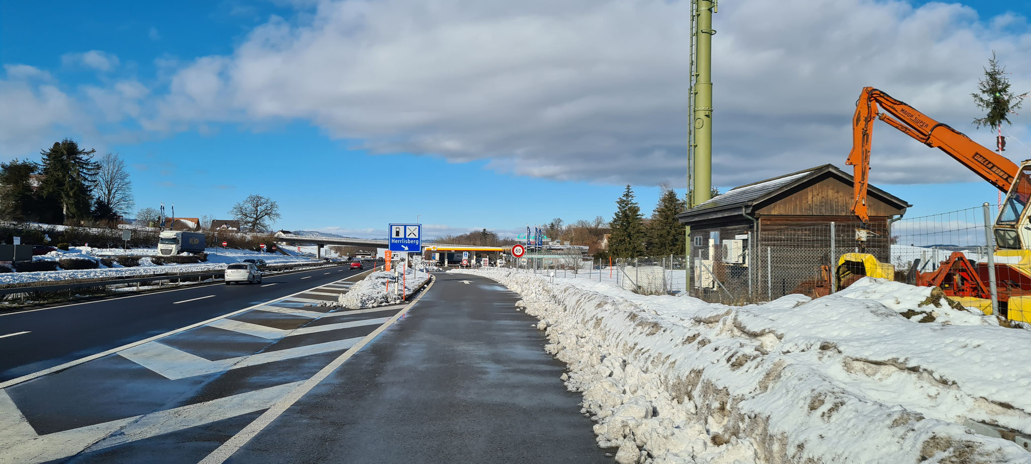 Wasserwechsel auf der Raststätte Herrlisberg