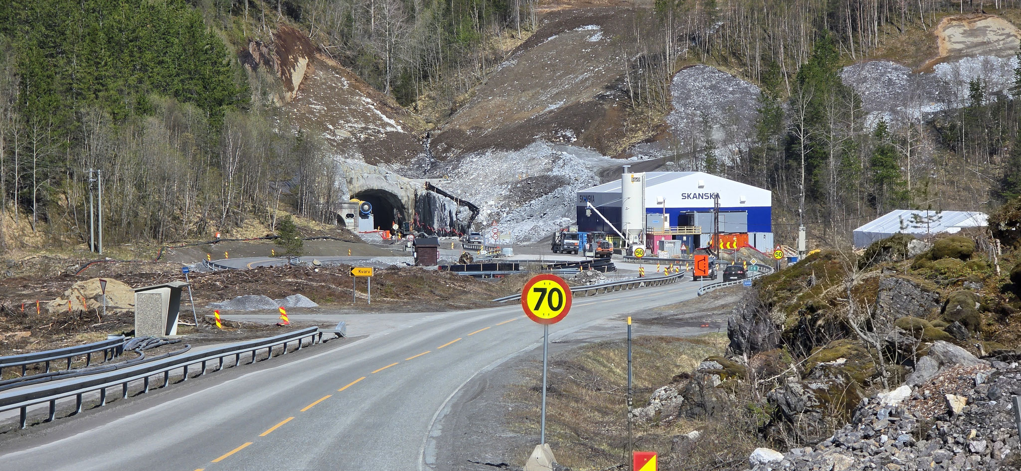 Was ist da los? Eine Grossbaustelle?