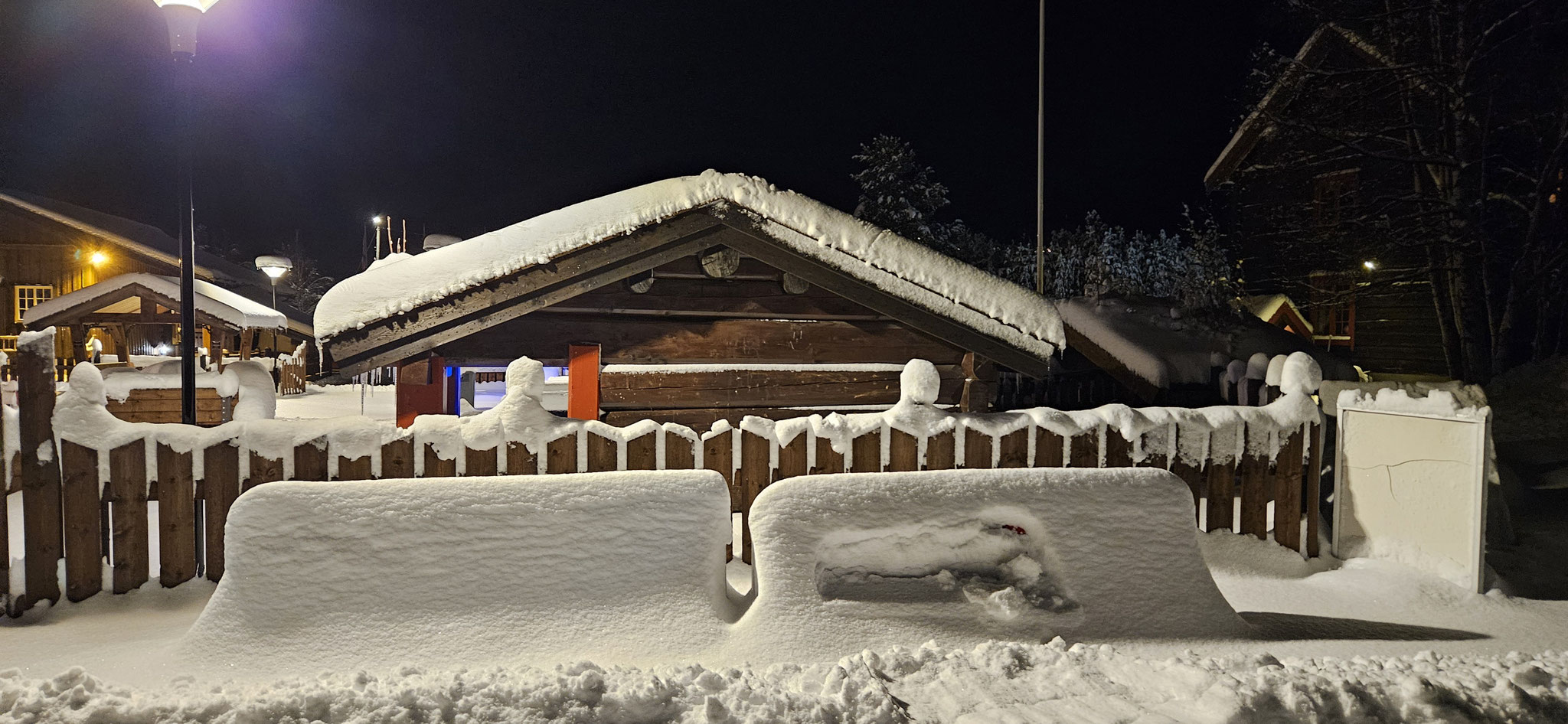 Hier ist es ganz schön winterlich