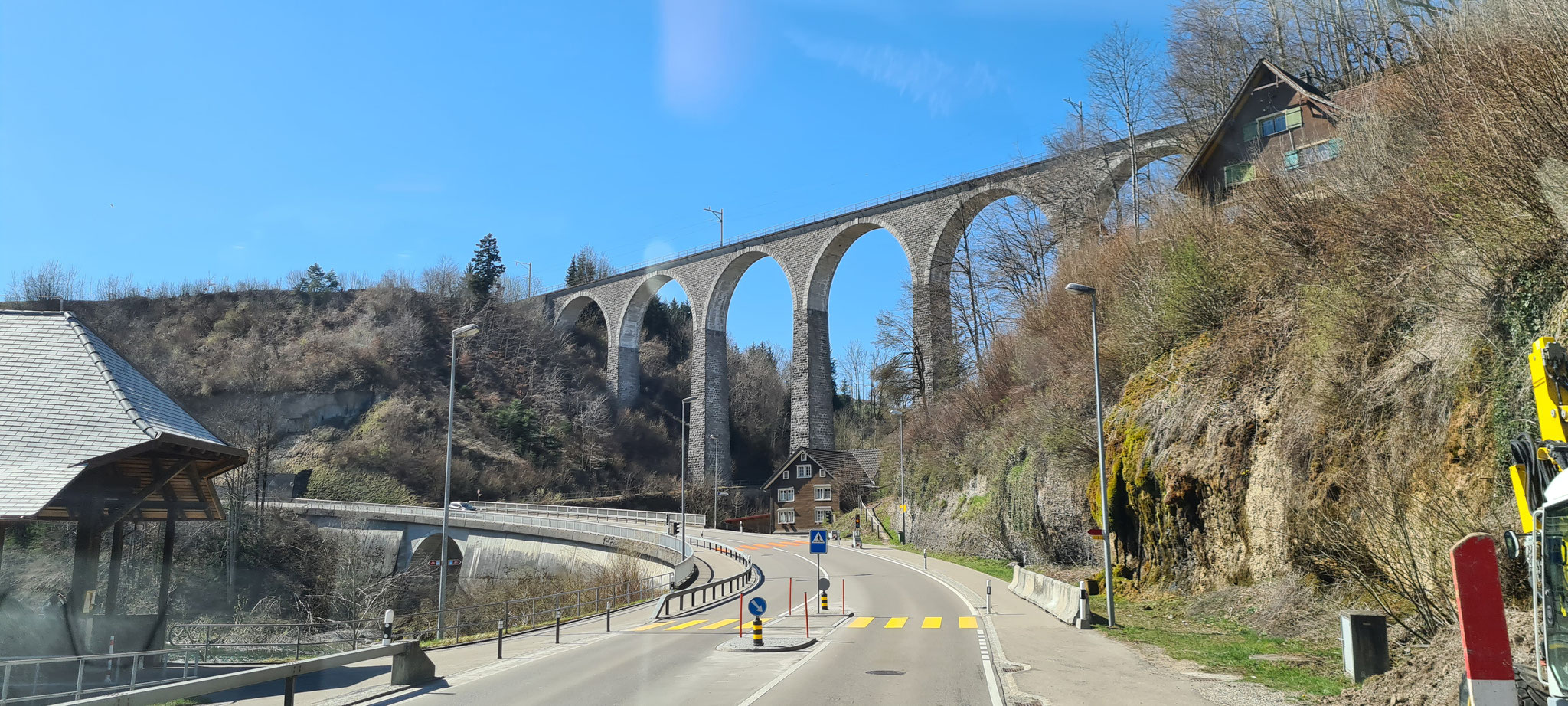 Das "Glennfinnan-Viadukt" von Lütisburg - hübscher als in Schottland