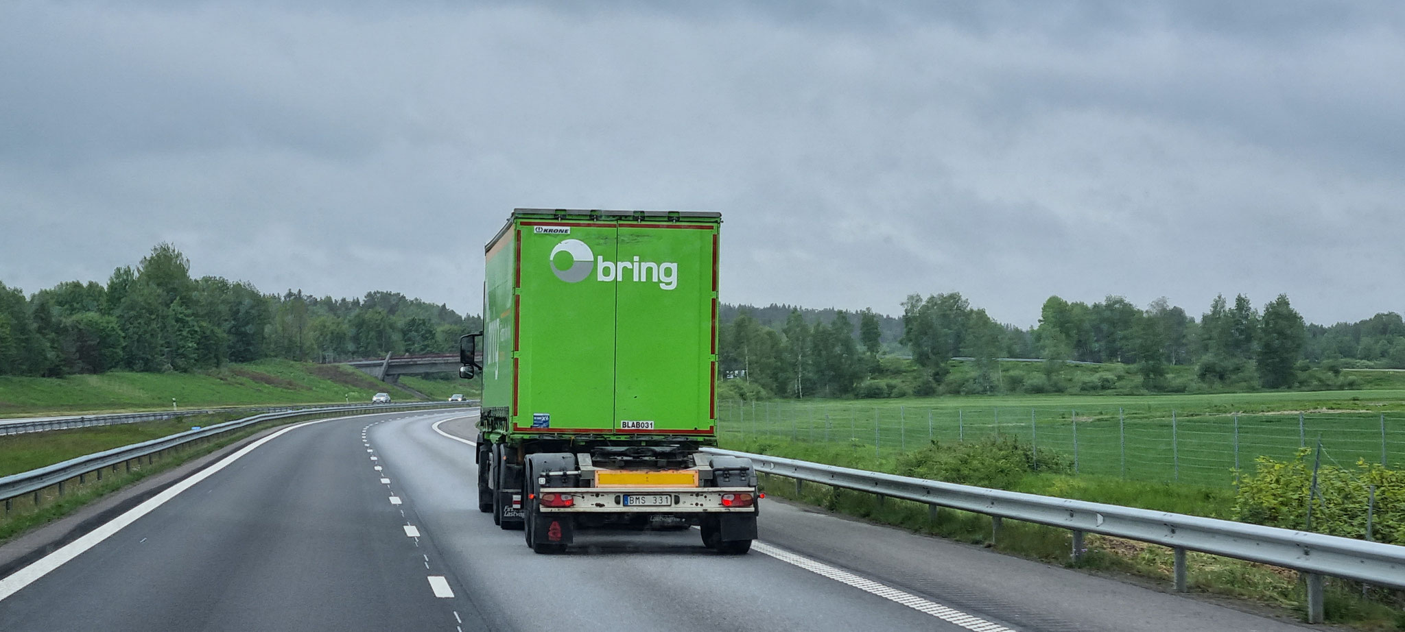 Bring - der LKW von Norwegen - hier mit S-Kennzeichen