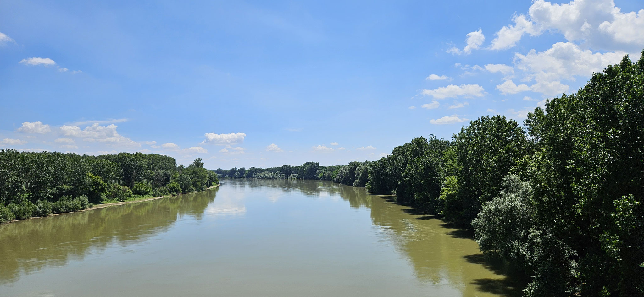 ...und der Fluss Garonne