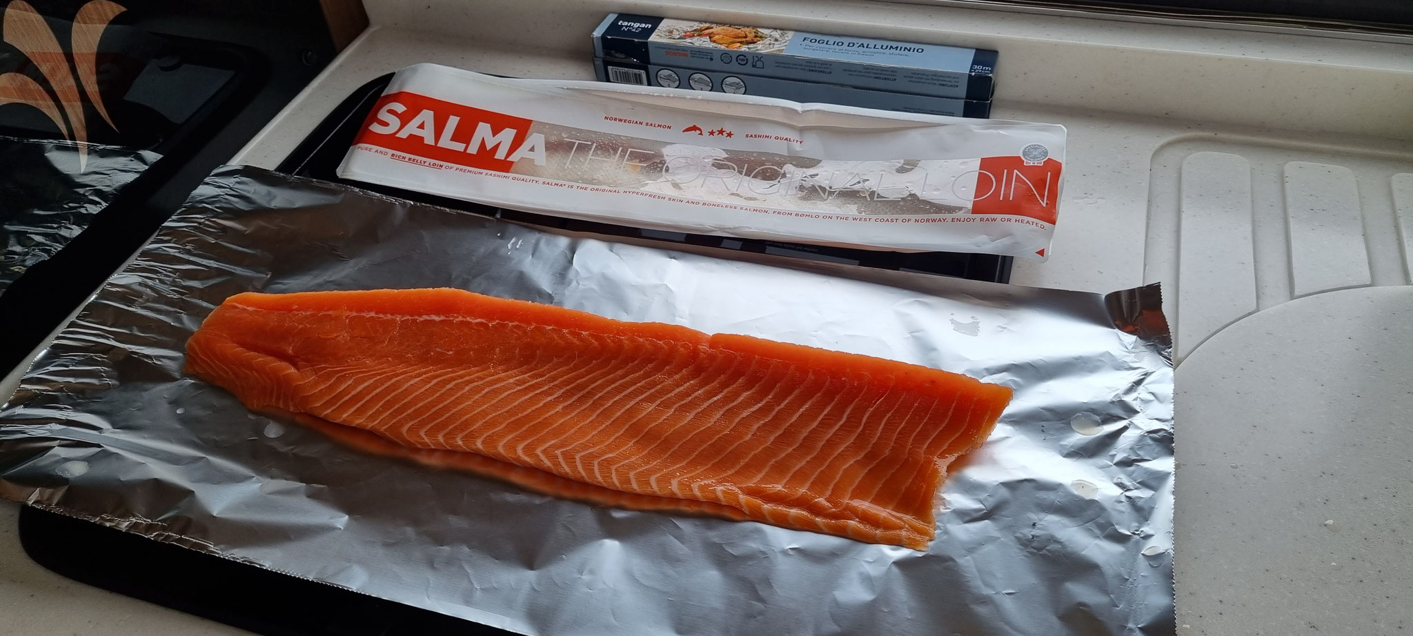 892-Gramm-Lachs (ca. CHF 27.50) gibt es heute vom Grill