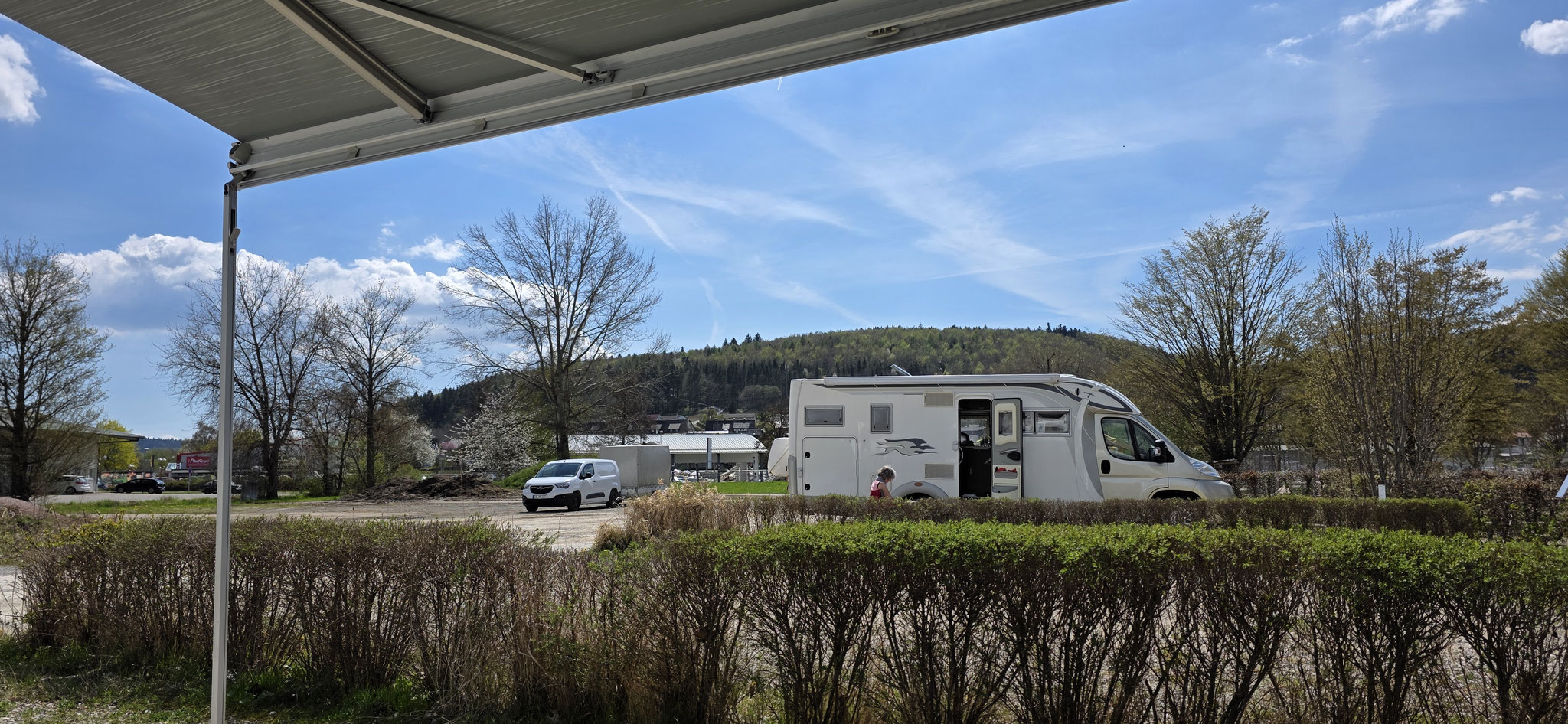 Ein bisschen was ist los auf dem Stellplatz