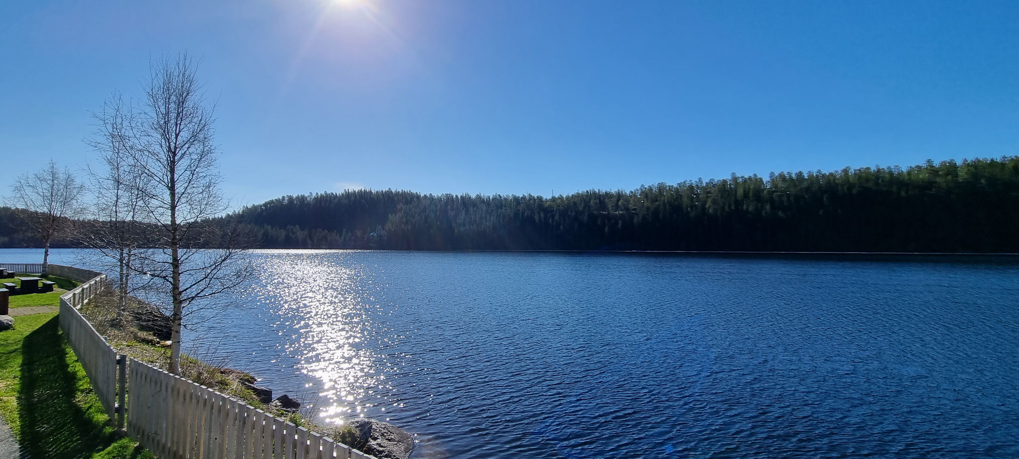 Traumwetter am Heimsjøen