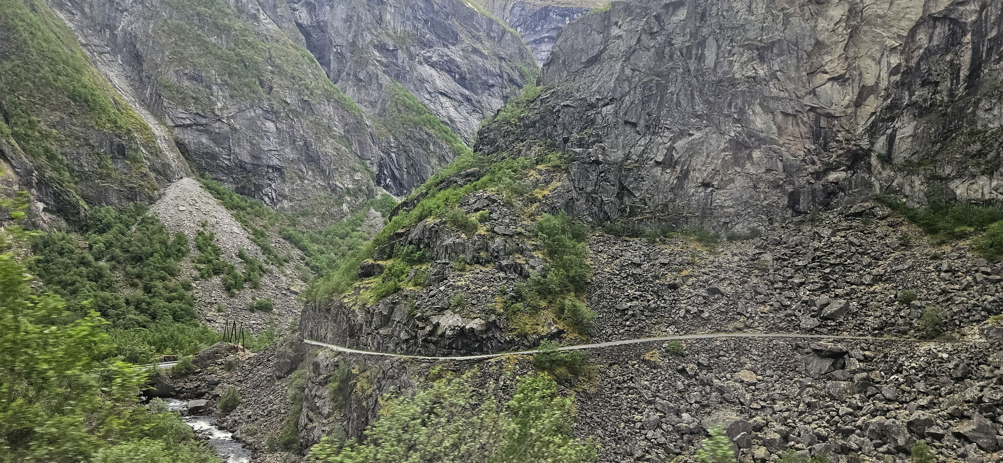 Auch hier wieder die alte Route