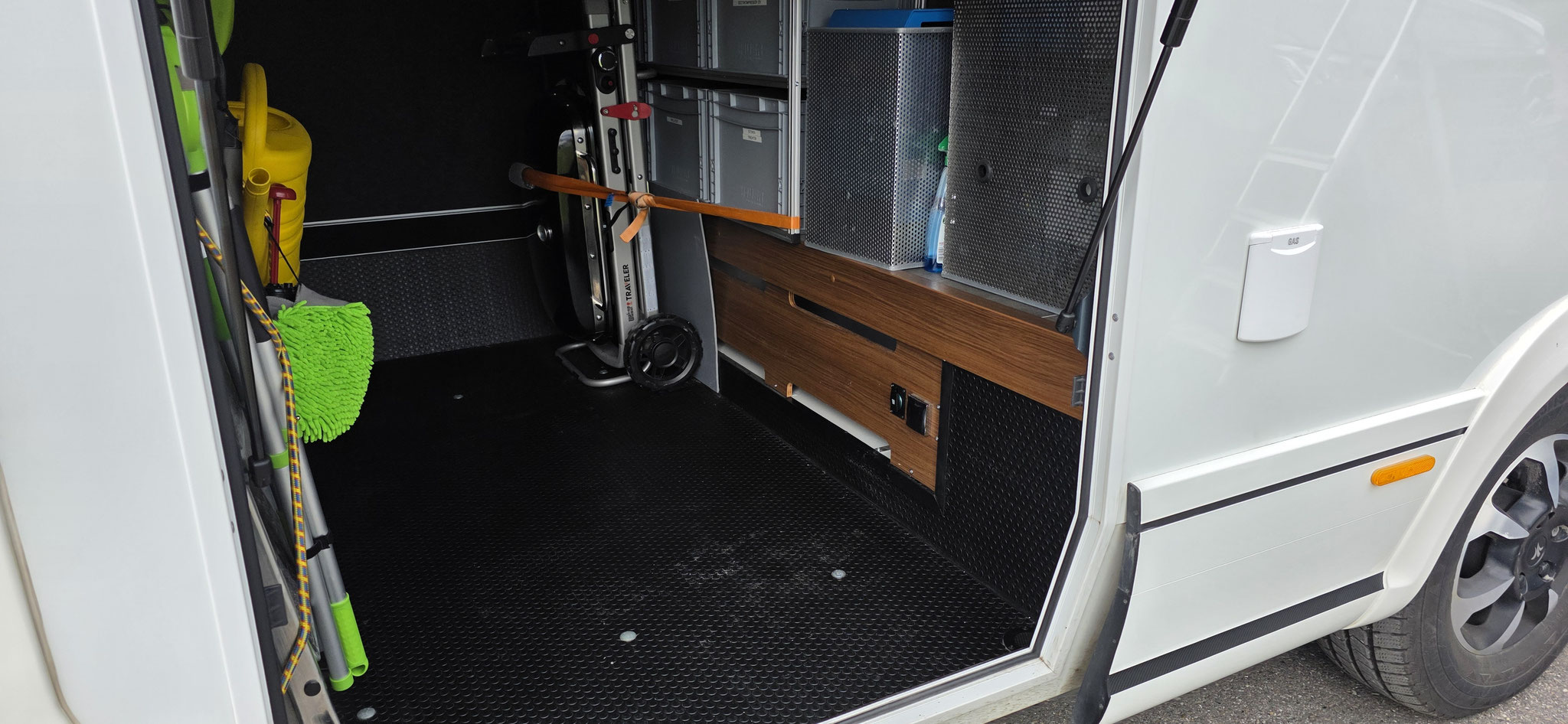 ...in unserer Garage