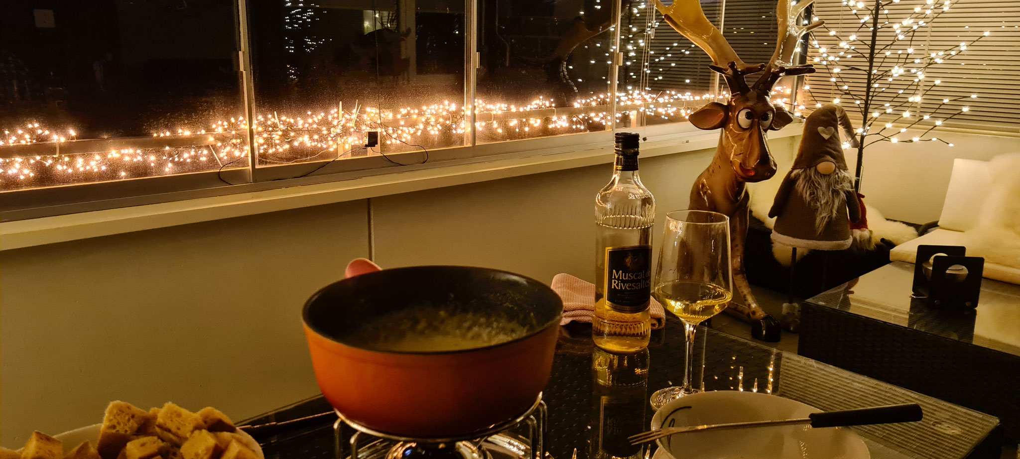 Verdientes Fondue nach getaner Arbeit