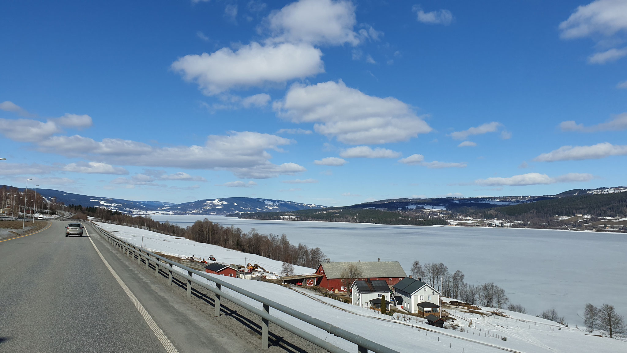 Einfahrt nach Lillehammer