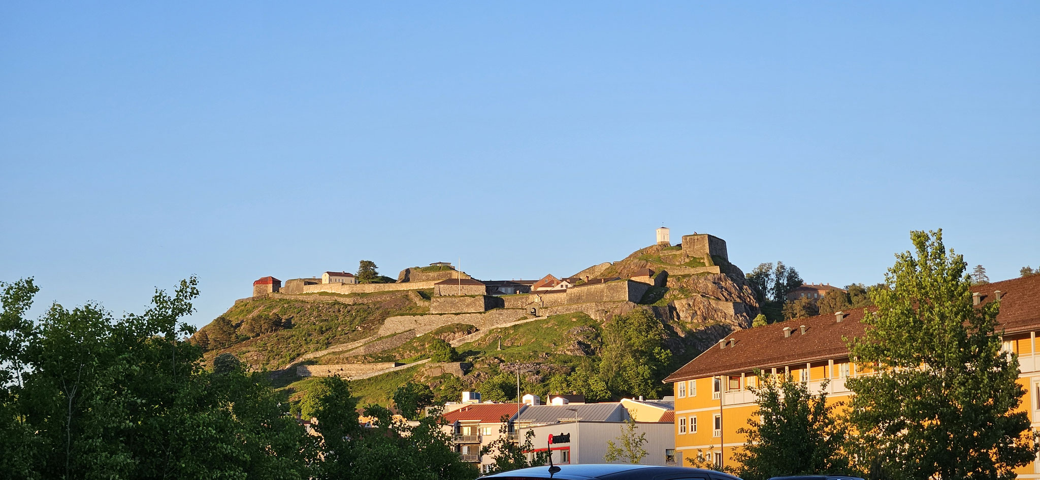Die Festung am Abend...