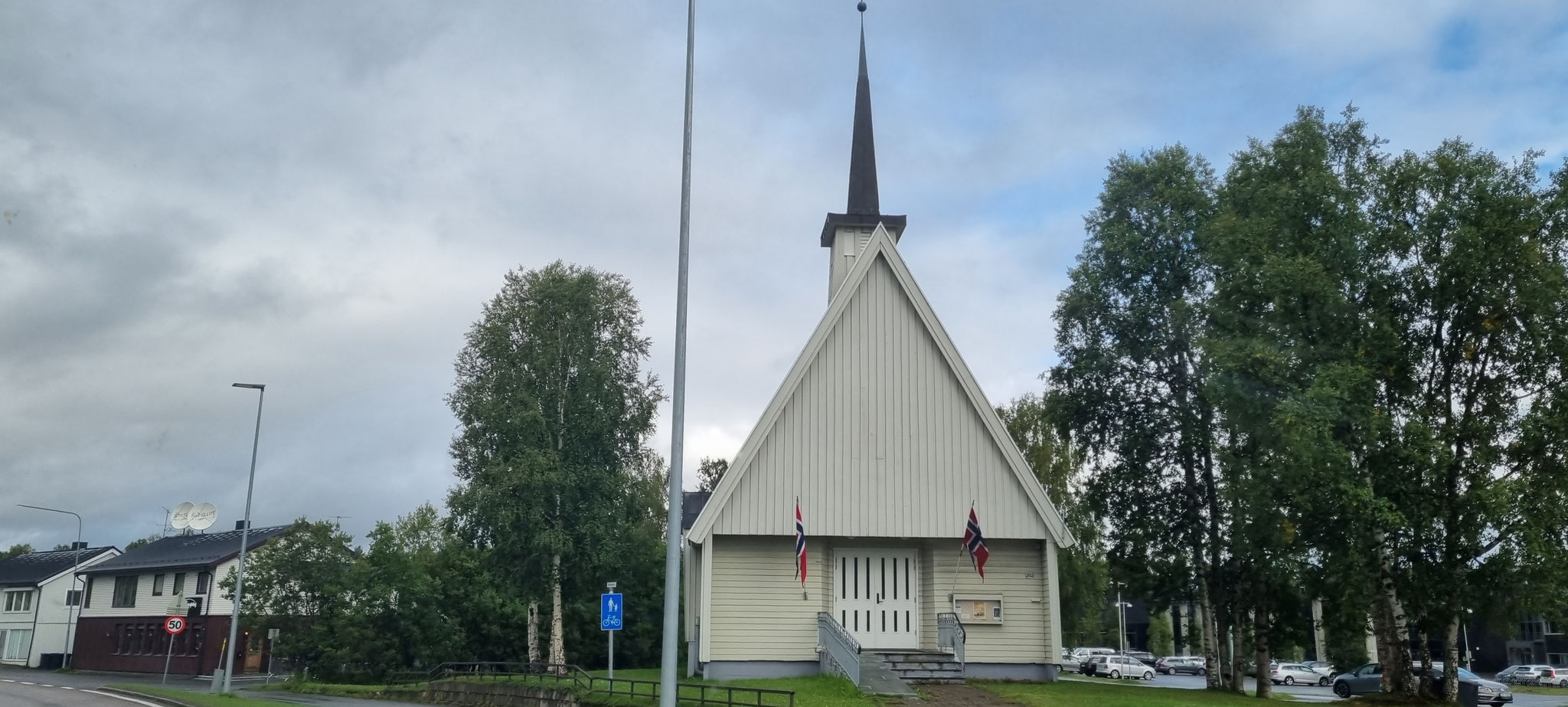 Die Kirche von Bardufossen