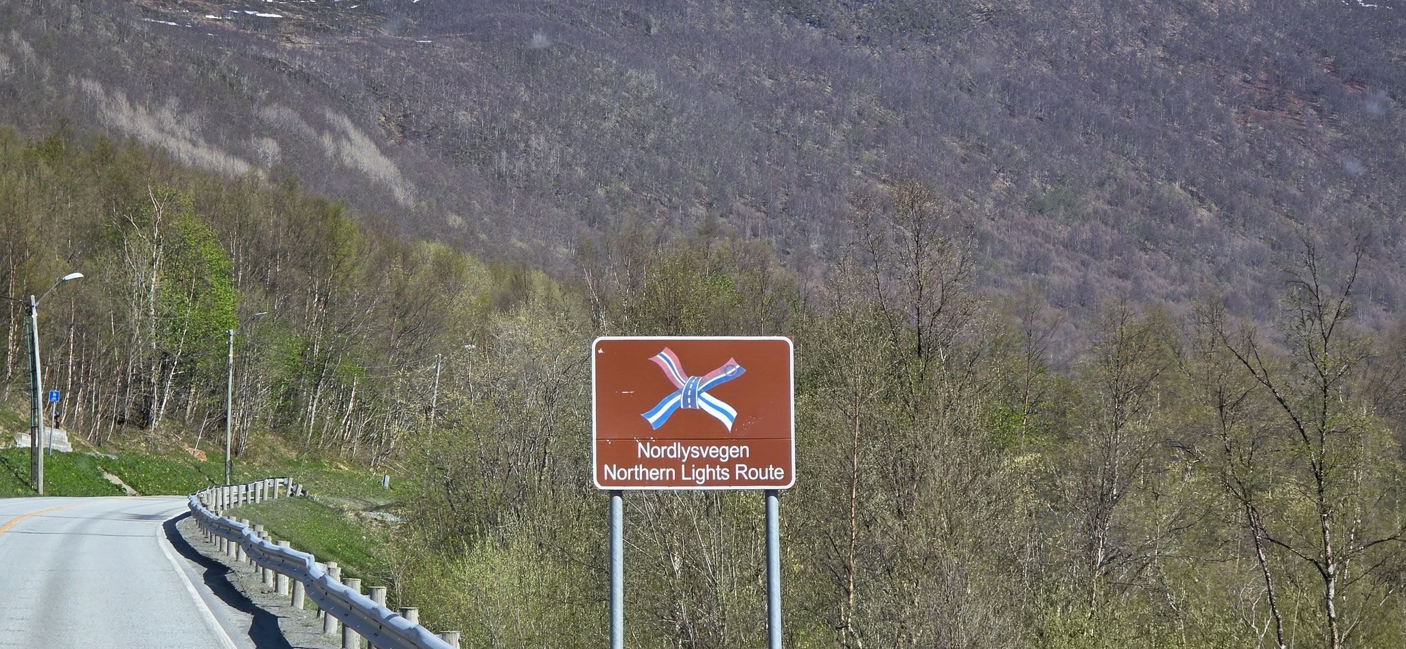 Wir sind auf der Polarlicht-Route