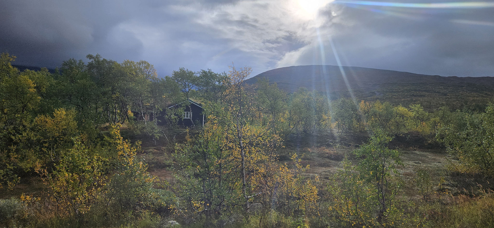 Noch vor dem Polarkreis kommt die Sonne