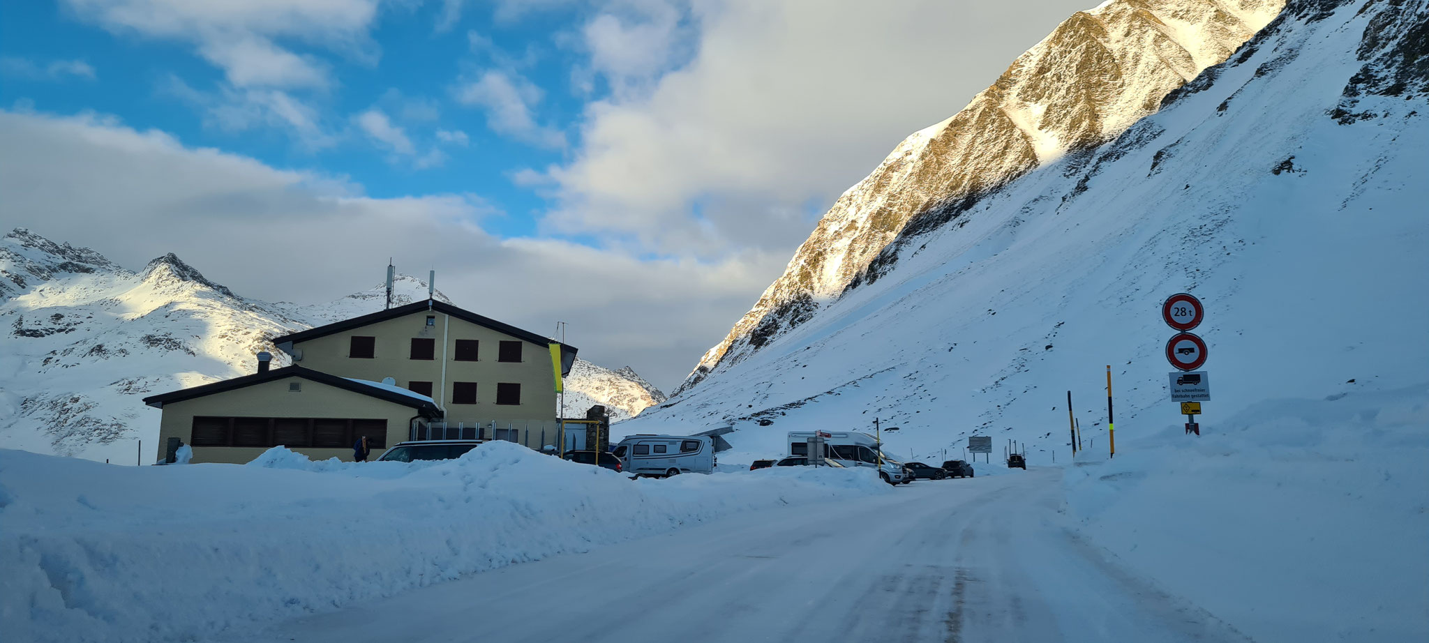 Doch - schon etwas mehr Schnee als vor 2 Tagen