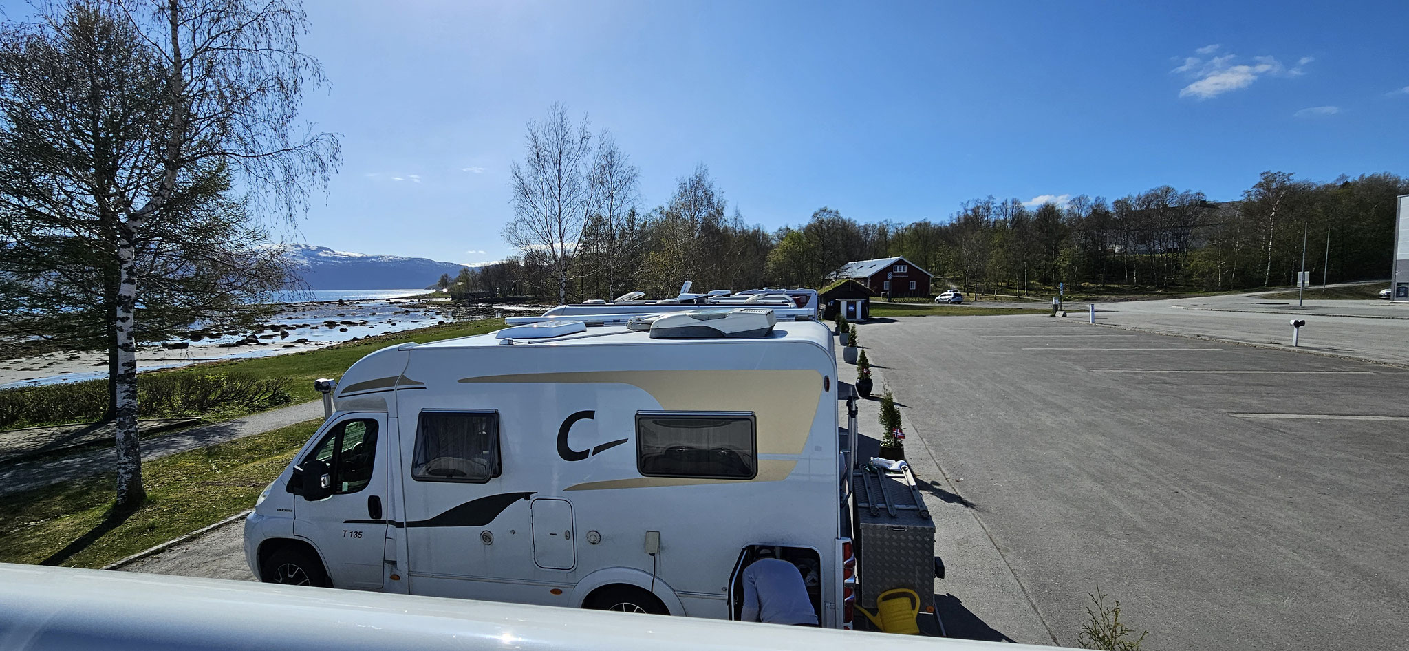 ...spannender Ausblick vom Bobi-Dach