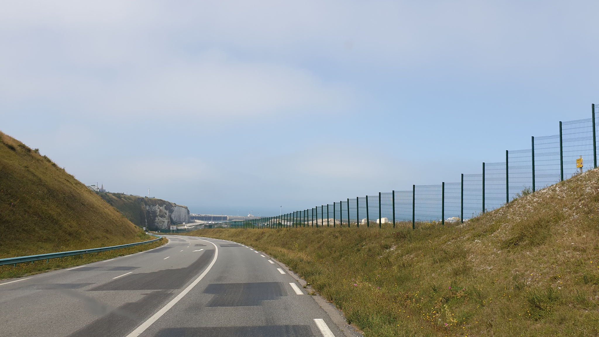 Einfahrt nach Dieppe