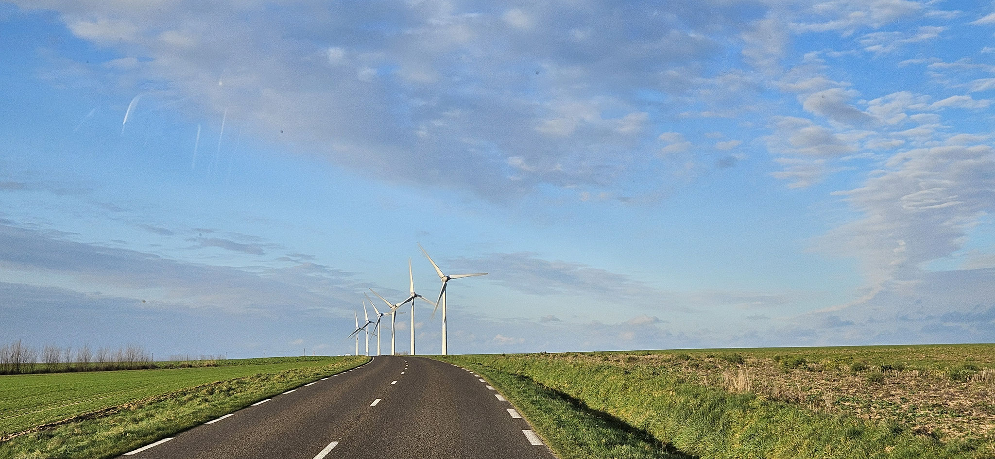 Windräder auf der Strasse?