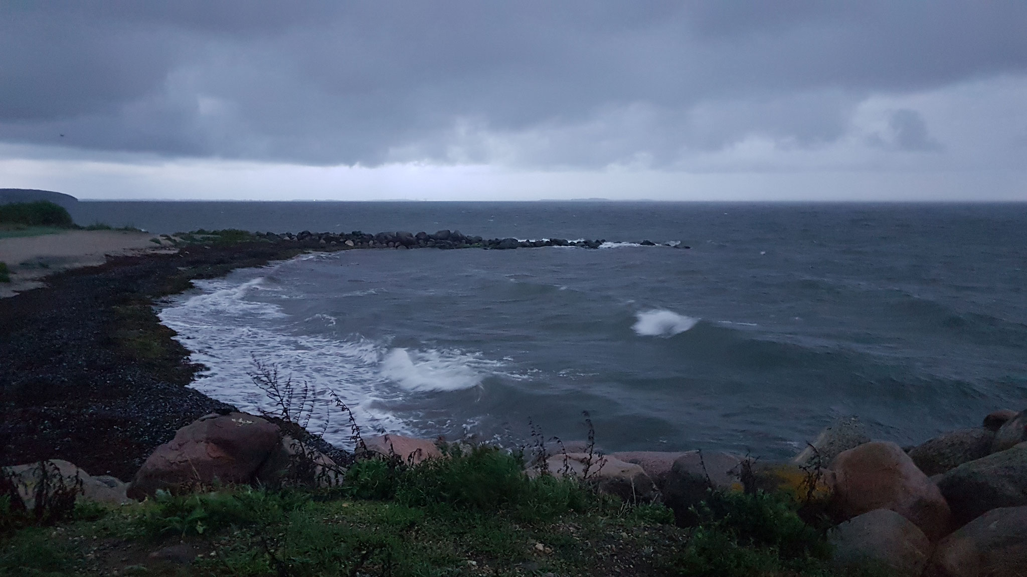 Unser Stellplatz direkt am Meer - Korsør