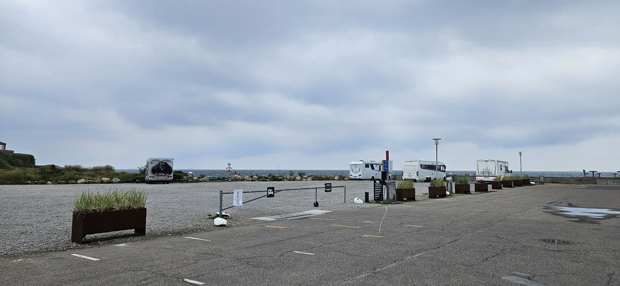 Langsam füllt sich der Stellplatz