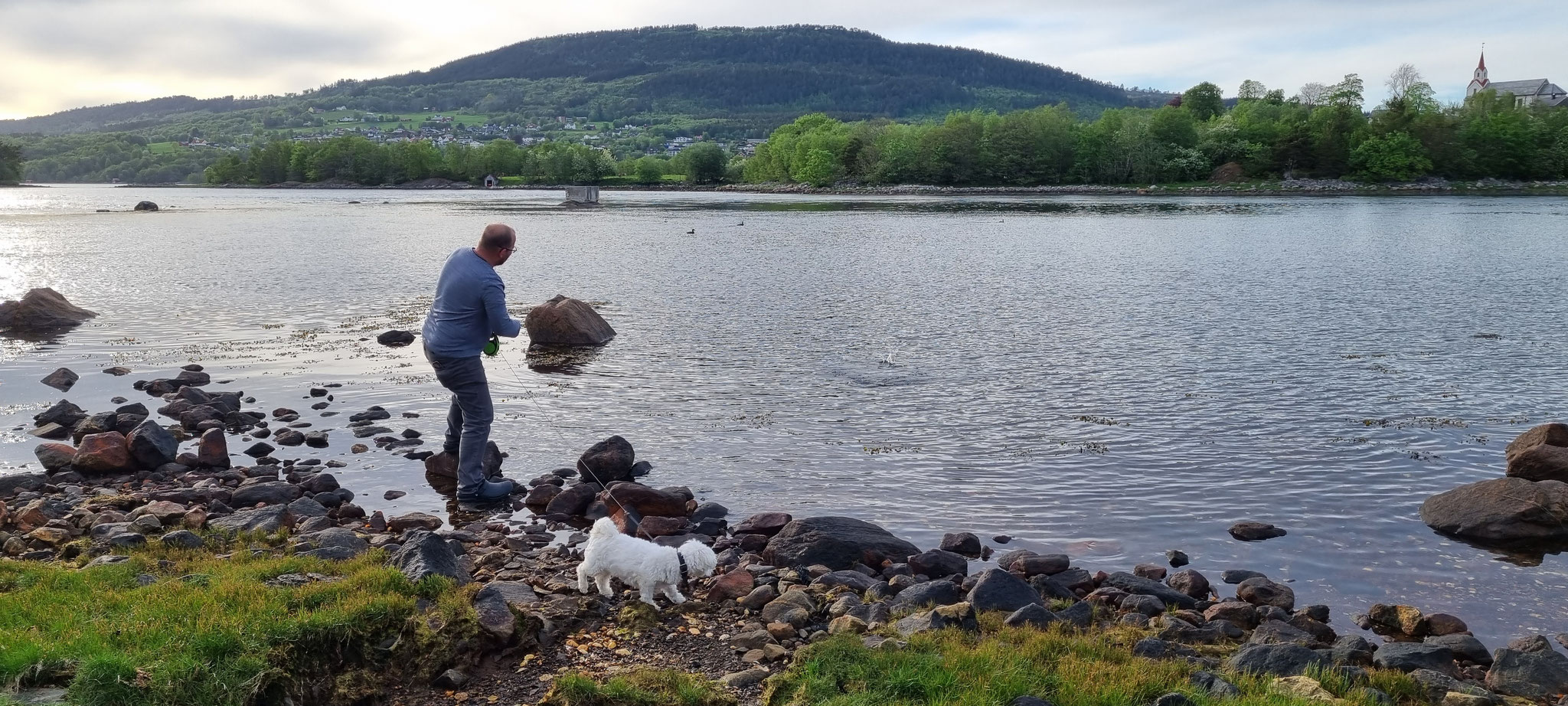 Noch kurz raus ans Wasser