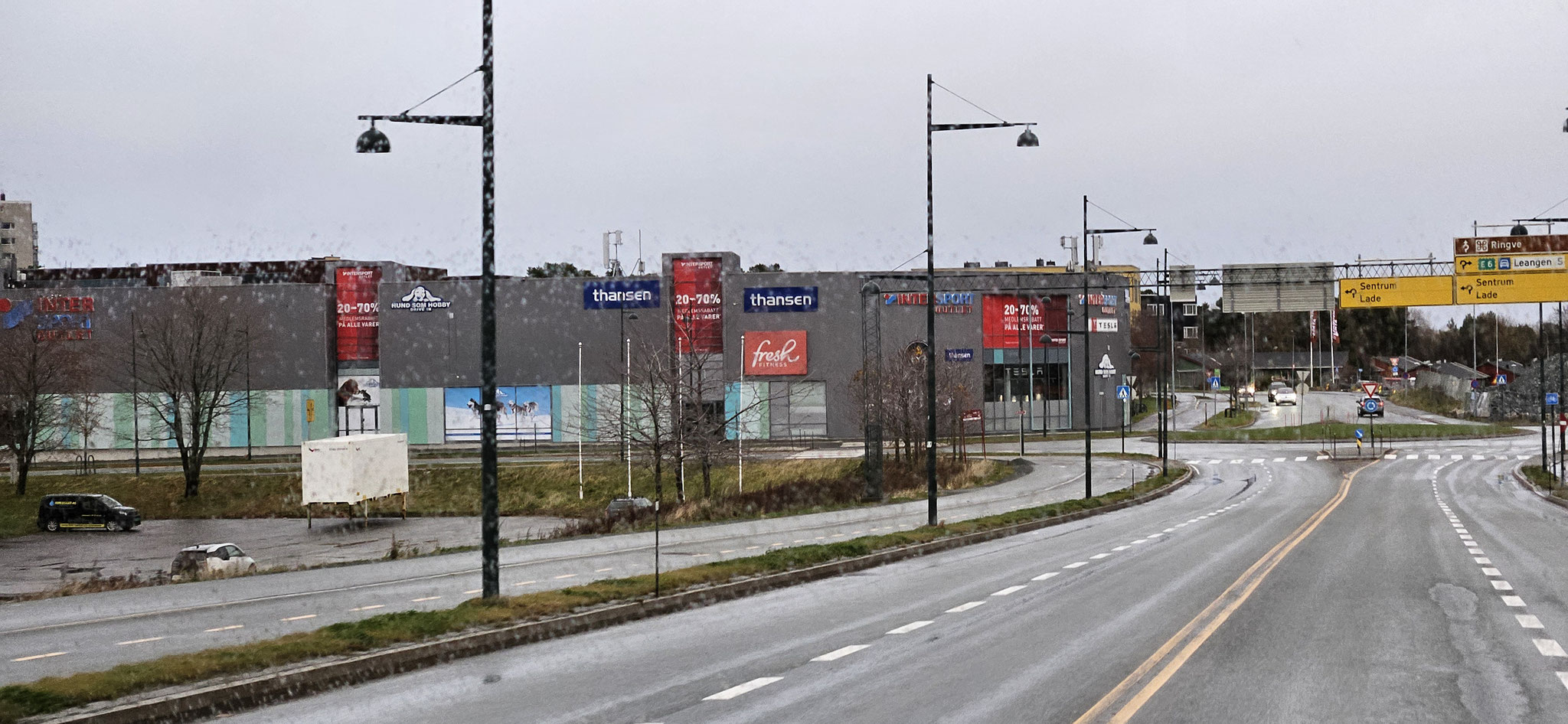 Auf dem Weg zum Stellplatz Trondheim - Lande