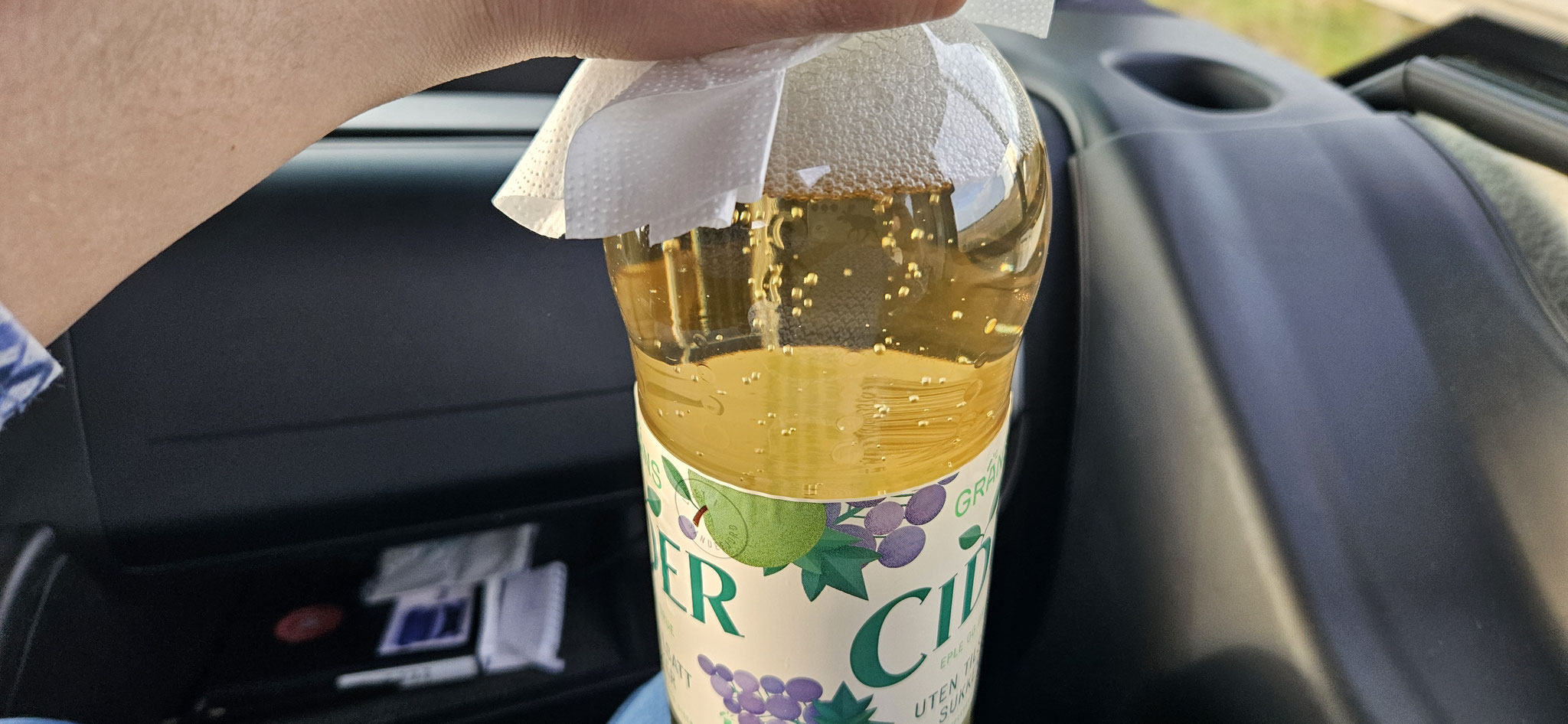 Wir haben daraus gelernt - öffnen nur mit Taschentuch