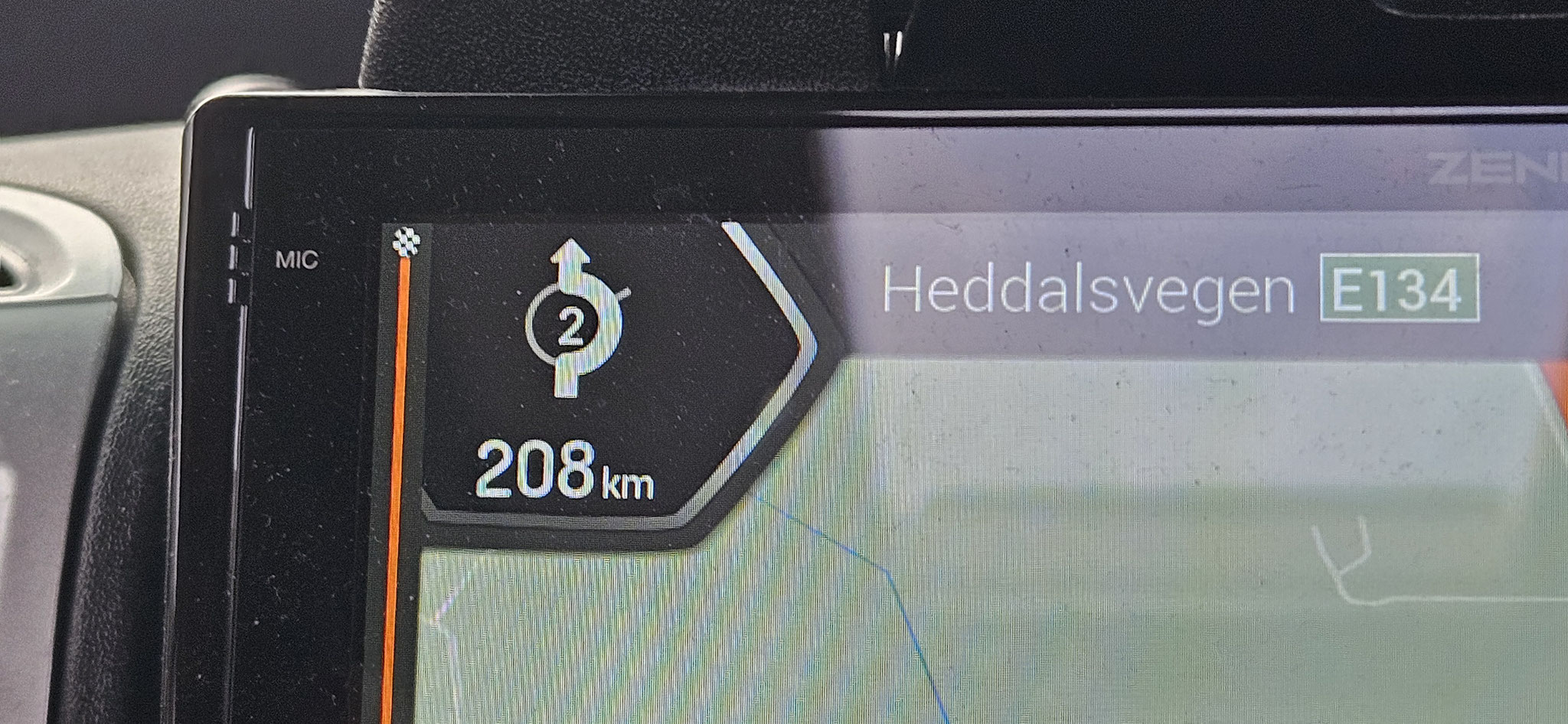 ...die nächsten 208 Kilometer gibt es eh keine Richtungsänderung
