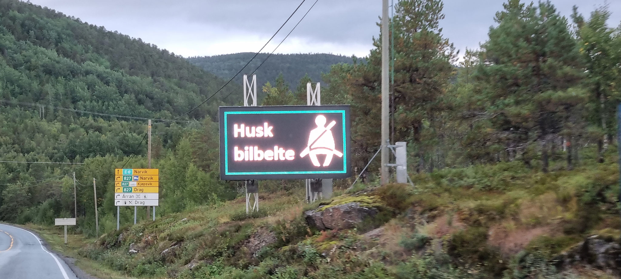 Natürlich haben wir! Husk bilbelte begleitet uns auf der ganzen Reise