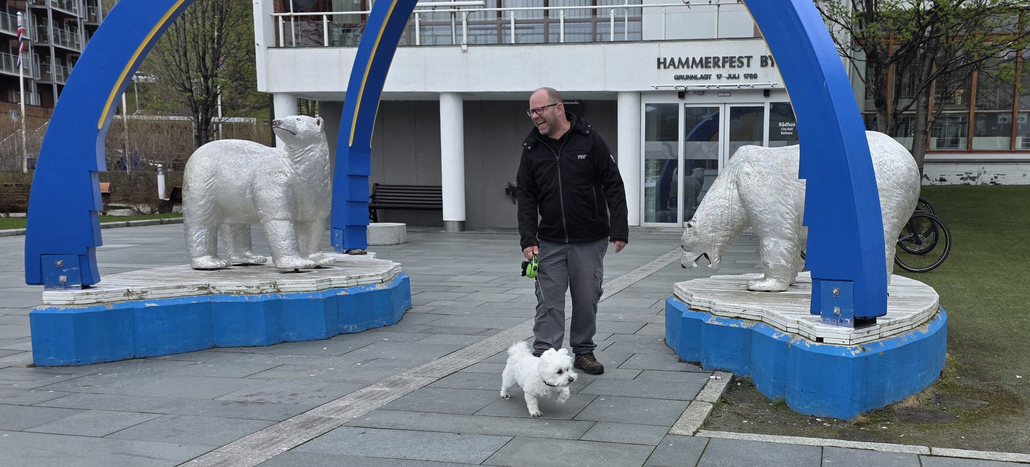 ...er hat Angst vor den Eisbären