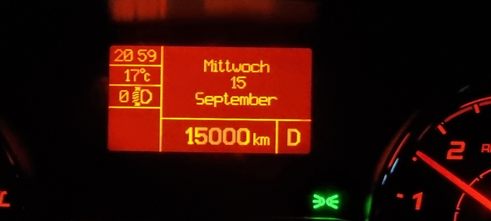 Happy 15'000 lieber Bobi - Danke für die Zuverlässigkeit 