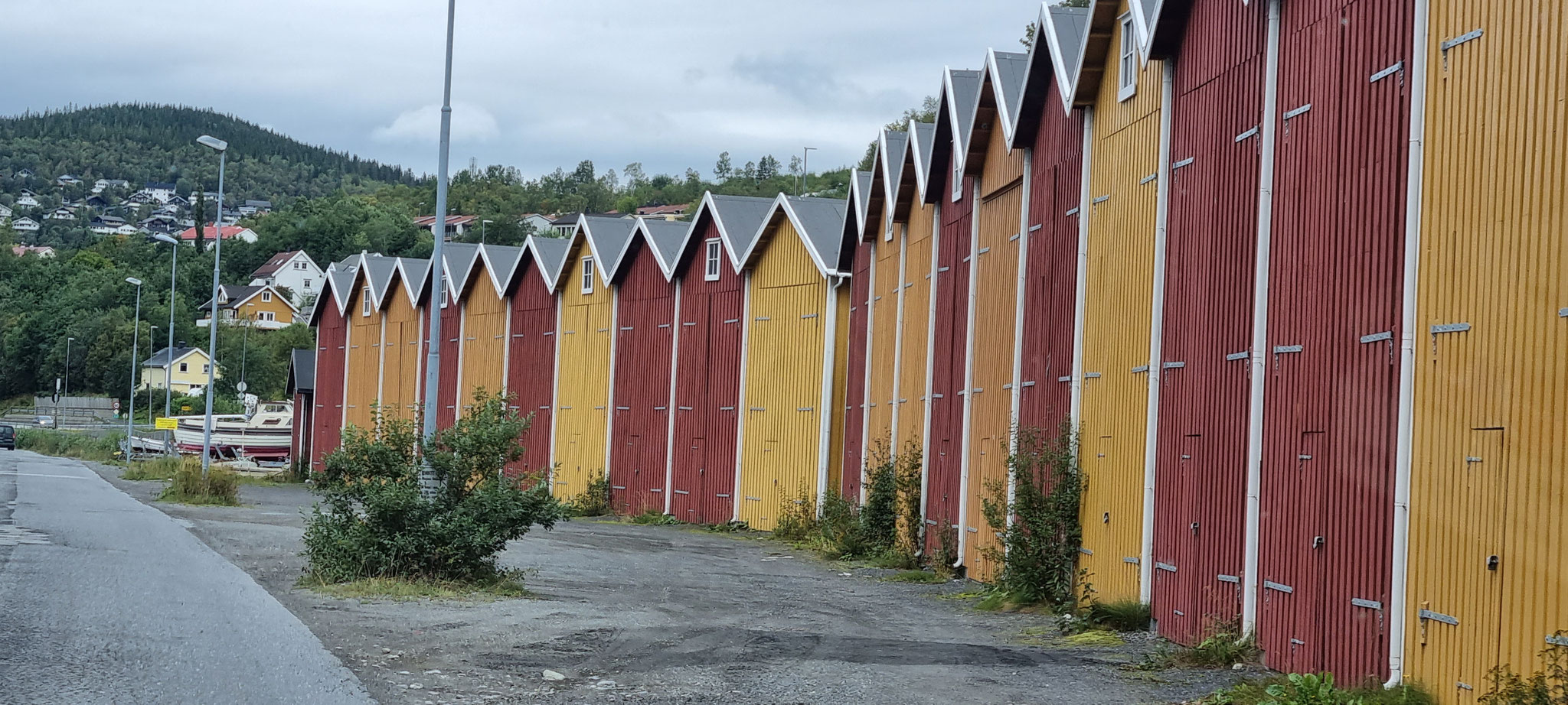 Hübsche Häuser am Hafen...