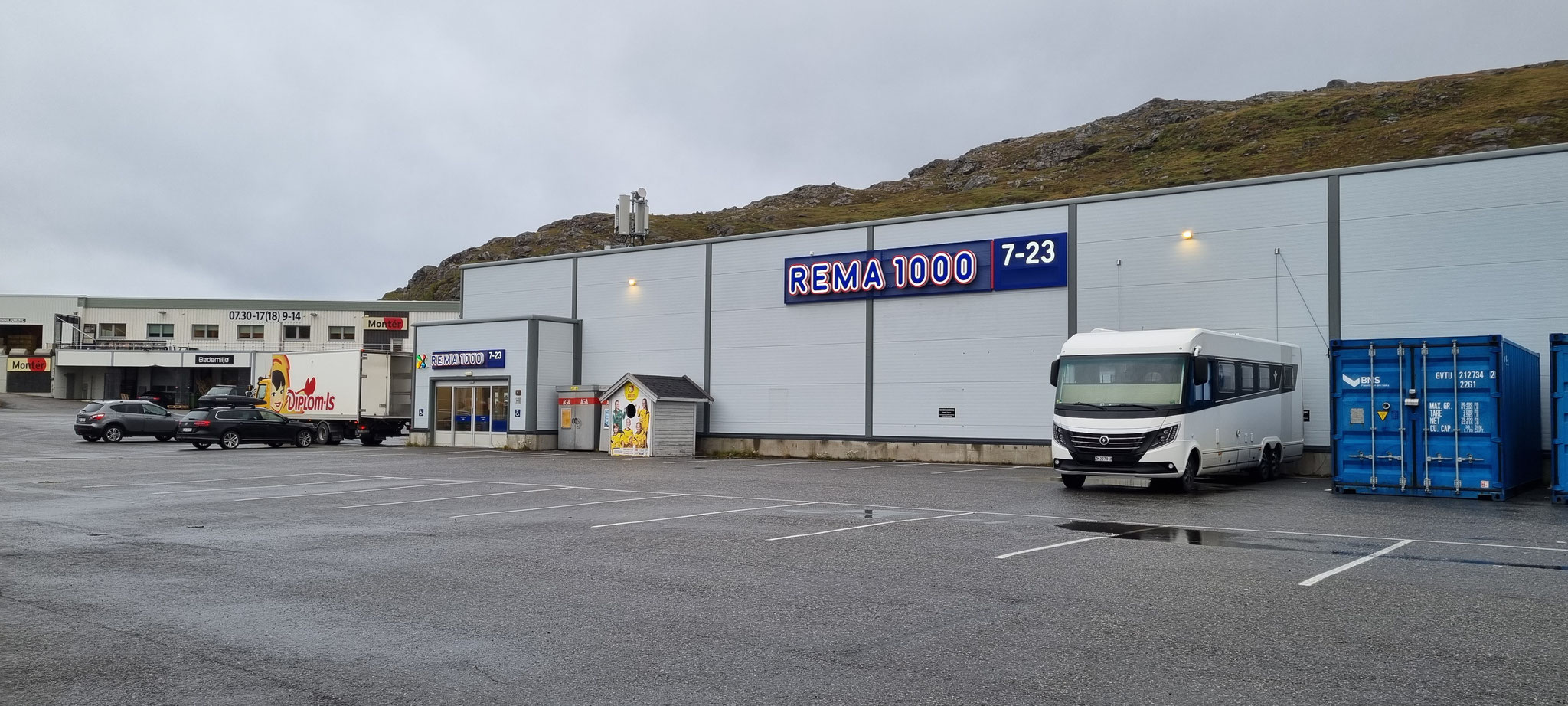 Einkaufen vor Hammerfest