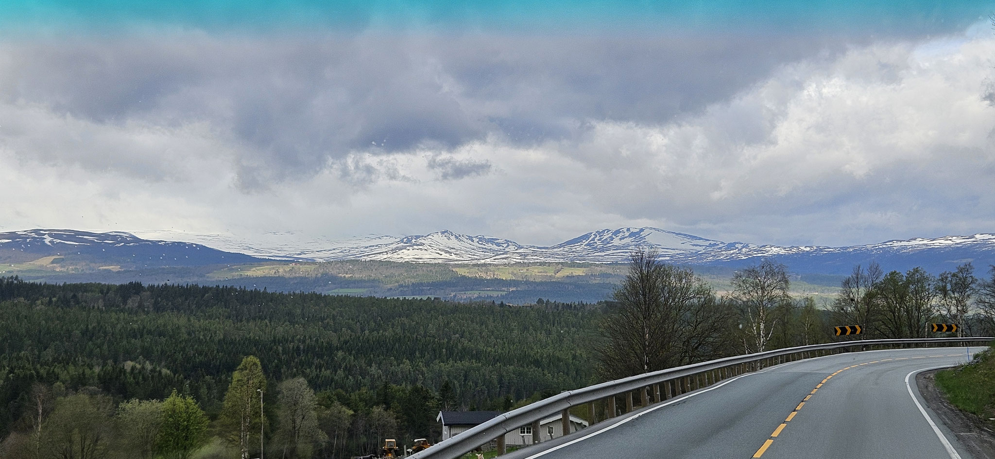 Fjell in der Ferne