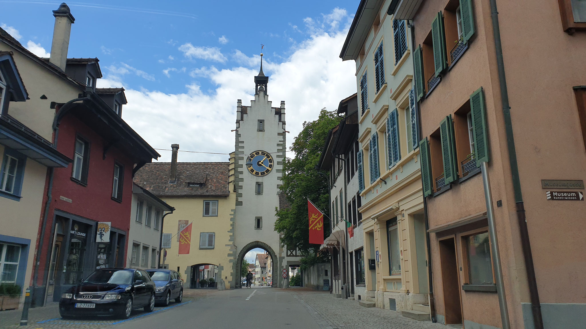 Fahrt durch Diessenhofen