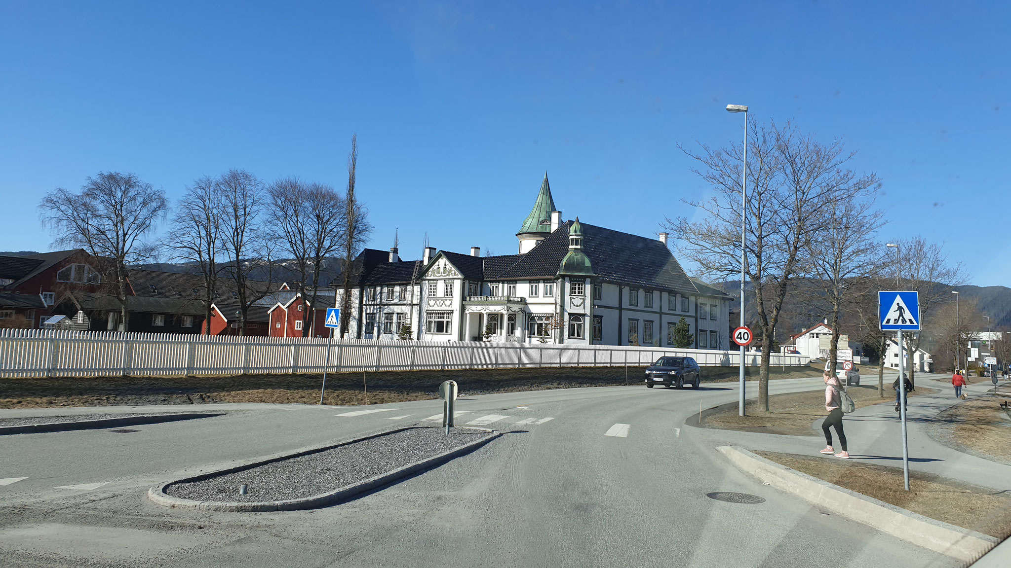 In Orkanger unterwegs