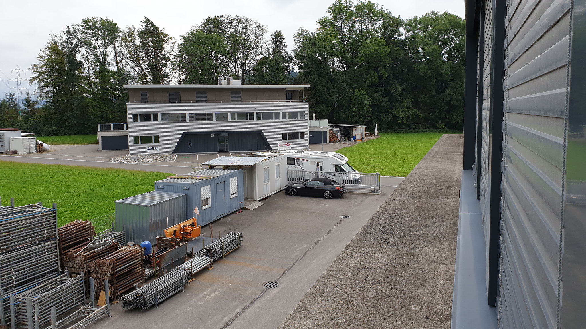 Jelly parkiert und wartend, dass es los in die Ferien geht